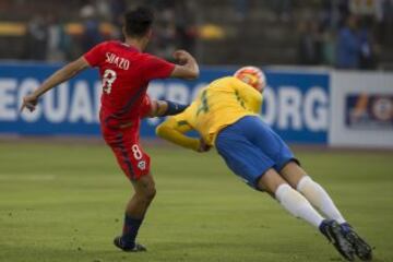 Las mejores imágenes del debut de Chile en el Sudamericano