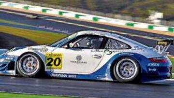 <b>MUY EFICAZ. </b>Vallejo volvió a mostrarse muy rápido con el Porsche.