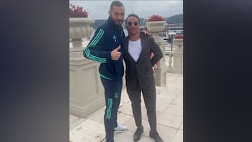 Así fue el encuentro en Turquía entre Benzema y el artista de la cocina 'Salt Bae'