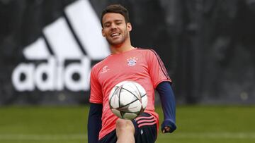 Bernat, durante un entrenamiento.