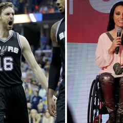 Pau Gasol y Teresa Perales, medalla al mérito al trabajo
