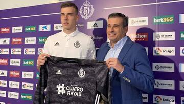 Lunin, nuevo fichaje del Real Valladolid.