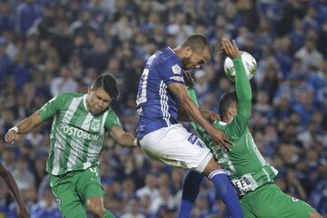 Con goles de Vladimir Hernández y Roberto Ovelar, Millonarios y Nacional igualaron 1-1 en partido valido por la fecha 9 de la Liga Águila. Wuilker Fariñez fue la figura.