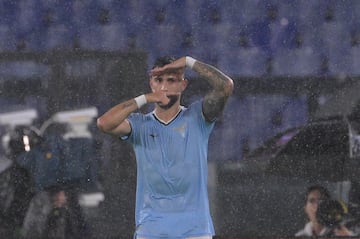 Celebración del jugador nacido en Mendoza (Argentina), Valentin Castellanos.