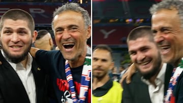 La broma madridista de Khabib que dejó a cuadros a Luis Enrique: la reacción es para verla
