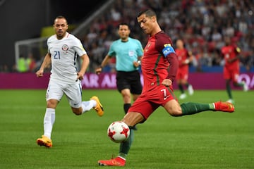 Las mejores imágenes del Portugal-Chile en Kazán