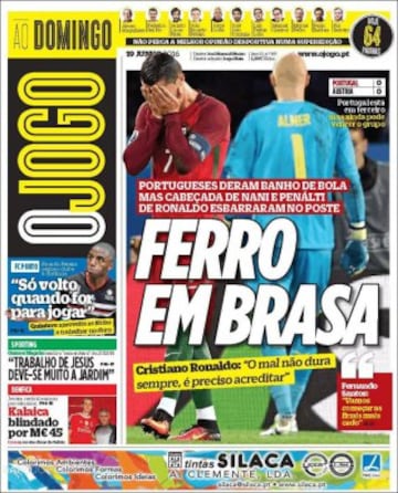 Portadas de la prensa mundial