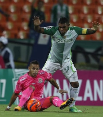 El recién ascendido complicó por momentos al líder del fútbol colombiano.