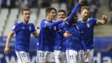 Jugadores del Oviedo.