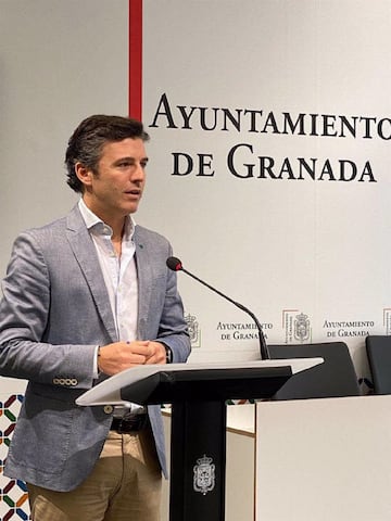 Jorge Saavedra, portavoz de Gobierno del Ayuntamiento de Granada.