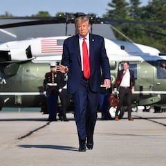 Donald Trump links job numbers to a ‘great day’ for George Floyd