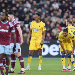 Yerry Mina y “una tarde nerviosa” ante West Ham