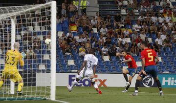 4-1. Borja Mayoral marcó el cuarto gol.