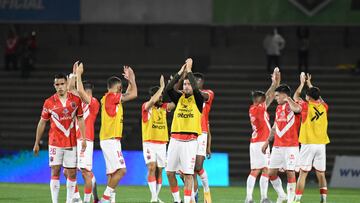 Players of Juarez  during the 7th round match between FC Juarez and Puebla  as part of the Torneo Clausura 2024 Liga BBVA MX at Olimpico Benito Juarez Stadium on March 23, 2024 in Ciudad Juarez, Chihuahua, Mexico.