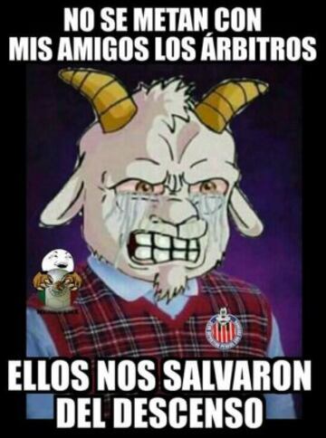 Los Memes no olvidan a Chivas y Monterrey