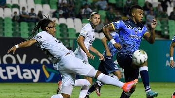 Partido de Copa BetPlay entre Deportivo Cali y Fortaleza.