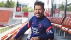 Simeone, durante su entrevista con AS.