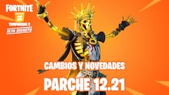 Fortnite - Notas del parche 12.21: cambios y novedades
