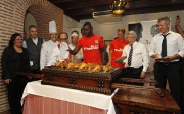 Las imágenes de la cena del Atleti