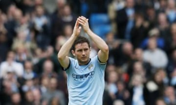 Lampard disputó su último partido como jugador del Manchester City. 