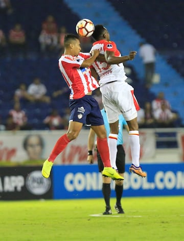 El partido se jugó en el Metropolitano de Barranquilla por un cupo a la final de la Sudamericana que se jugará frente a Atlético Paranaense. 