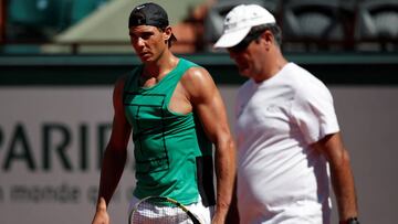 Toni Nadal y Rafa Nadal.