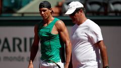 Toni Nadal y Rafa Nadal.