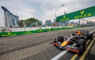 Así le fue a Checo Pérez en las prácticas libres del GP de Singapur