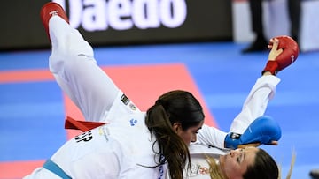 Maria Torres durante los Mundiales de Budapest.