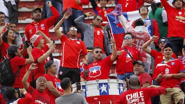 Futbol, Bolivia vs Chile.
 Eliminatorias al mundial de Rusia 2018.
 Hinchas de Chile llegan al estadio Estadio Hernando Sales La Paz,  Bolivia, para el duelo frente a la seleccion Boliviana, rumbo a las clasificatorias Rusia 2018.
 05/09/2017
 Ramon Monroy/Photosport
 *************
 
 
 Football, Bolivia vs Chile.
 World Cup qualifiers 2018.
 Chile&laquo;s fans arrive at Estadio Hernando Sales La Paz, Boliviana, for the duel against the Chilean national team, heading to the qualifiers Russia 2018.
 05/09/2017
 Ramon Monroy / Photosport