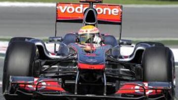 McLaren lucirá publicidad de un taller extremeño