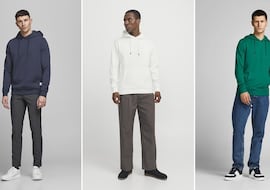 Ni Levi’s ni Pepe Jeans: la sudadera con capucha más vendida en Amazon es de Jack & Jones y combina con chaquetas y abrigos