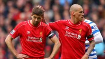 Gerrard consigue tres puntos en el 89' tras fallar un penalti