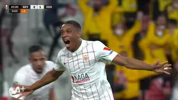 Hay fichaje: ilusionante primer gol de Martial con el Sevilla