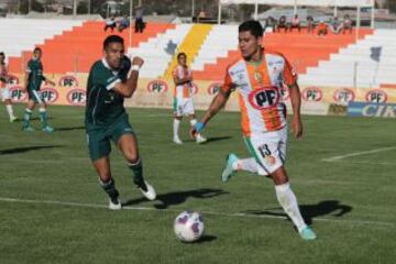 Fecha 8 vs Santiago Wanderers. De vuelta en El Salvador los mineros vencieron por cuenta mínima a los caturros.