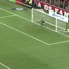 Brazilian goalkeeper goes from hero to villain in an instant after saving a penalty