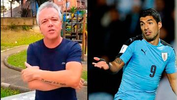 El exsicario de Pablo Escobar se rinde a Luis Suárez y Cavani