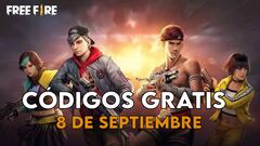 Free Fire | Códigos de hoy jueves 8 de septiembre de 2022: recompensas gratis