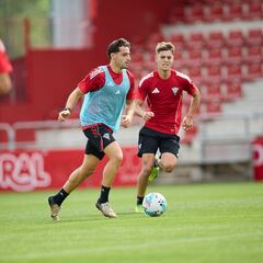 El Mirandés afronta ante el Bilbao Athletic la primera prueba de la pretemporada