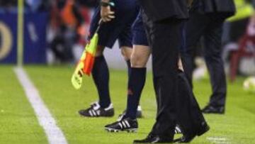 El técnico del Getafe, Fran Escribá.