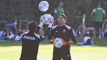 Carlos Marín, en pleno entrenamiento.