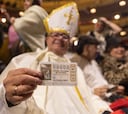 Jesús, el Papa de la Lotería: “Llevo diecinueve años viniendo al Sorteo de Navidad y seis entrando el primero”