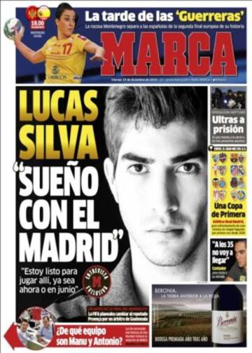 Portadas de la prensa deportiva