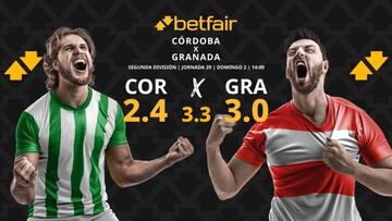 Córdoba CF vs. Granada CF: horario, dónde ver, pronósticos y clasificación