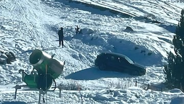 Coche atrapado en Andorra