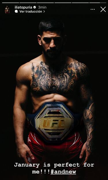 Topuria, inminente: ¡en enero y por el cinturón!