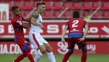 El Numancia, en un amistoso de pretemporada.