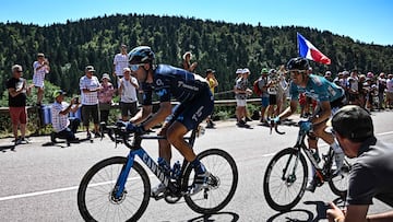 Los espa?oles en el Tour: Erviti lo intent車 y Mas ya es top-10