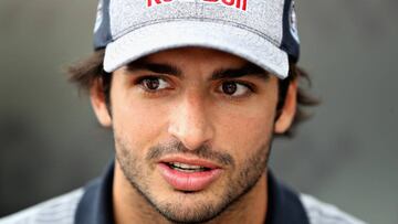 Carlos Sainz en Bakú.
