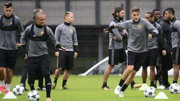 Entrenamiento del Maribor.